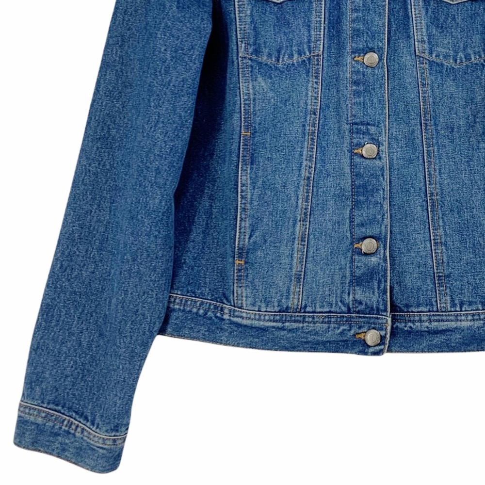 Izod Jeans Denim Jeans Trucker Jacket Medium Blue Wash - Picture 3 of 15